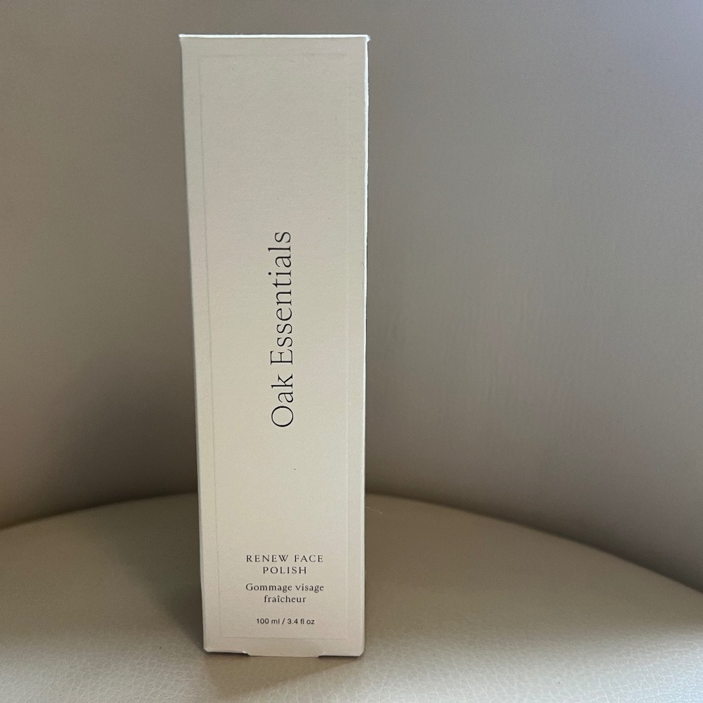 New OAK ESSENTIALS Renew Face Polish Gentle Exfoliant Full Size 100 ml/3.4 fl oz